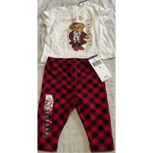 RALPH LAUREN ~Leggings & T-shirt (NWT)